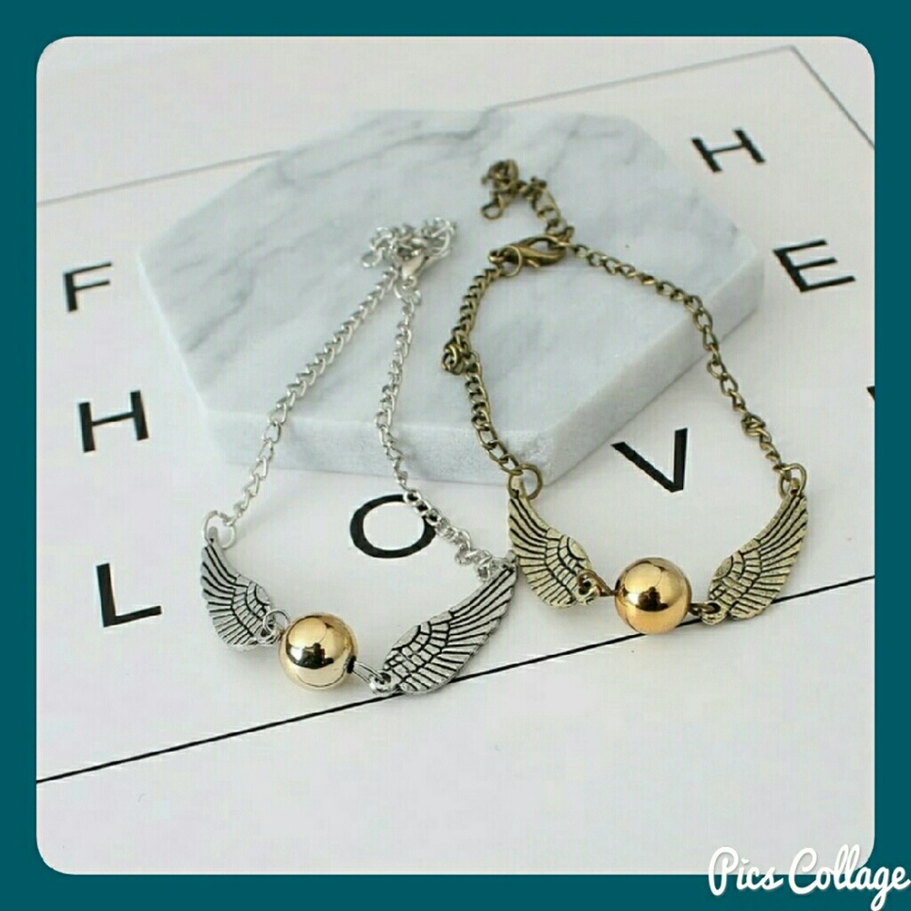 Winged Golden Snitch Bracelets/Anklets